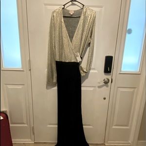 Lularoe: NWT, 2xl DeAnne Black, silver, gold